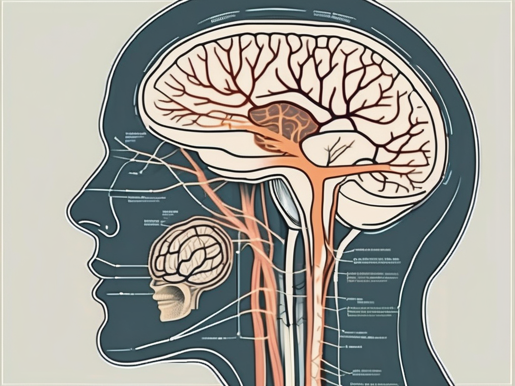 The human head in cross-section