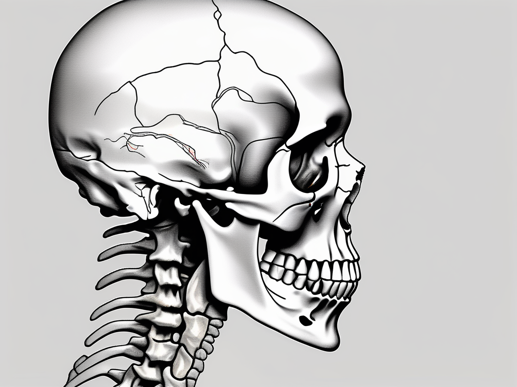 where does the abducens nerve enter the skull