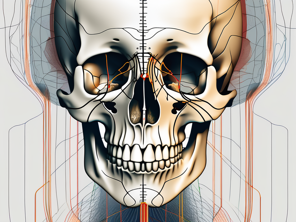 where does the abducens nerve pass through the cranium