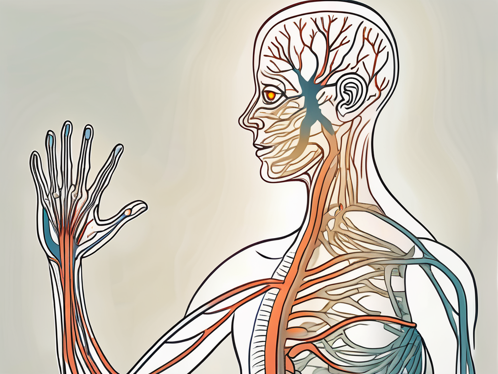 The abducens nerve in the human body