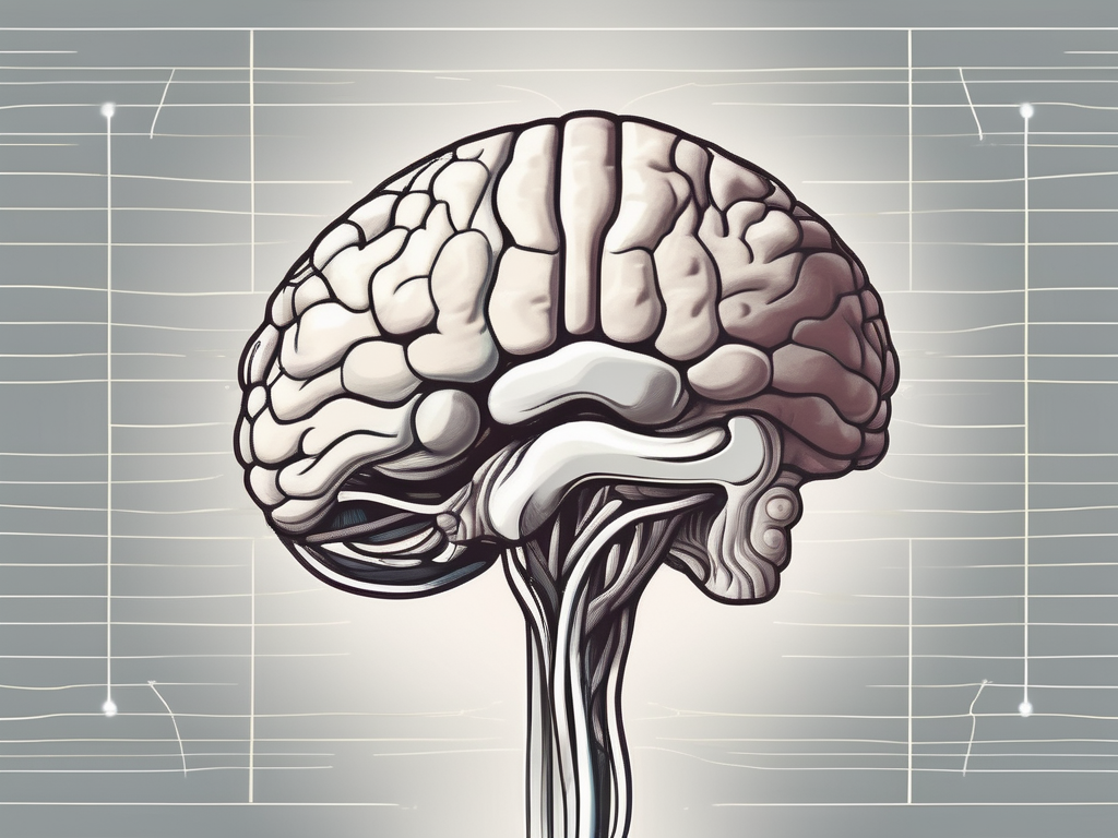 The brainstem highlighting the abducens nerve and its exit point