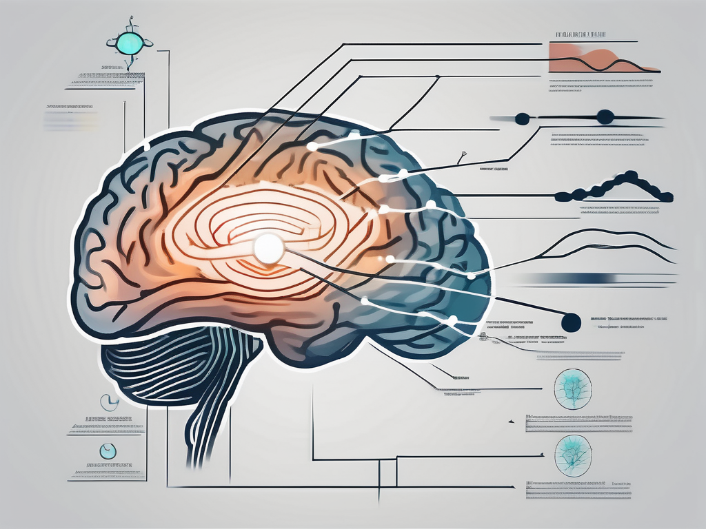 The human brain with focus on the abducens nerve